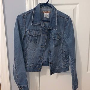 Blue denim jean jacket